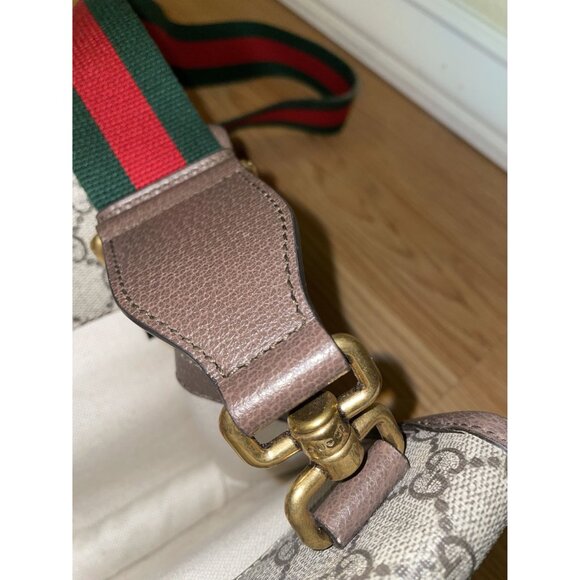 Gucci GG Supreme Neo Vintage Small Messenger Shoulder Bag Canvas Brown Open Box - Picture 15 of 16